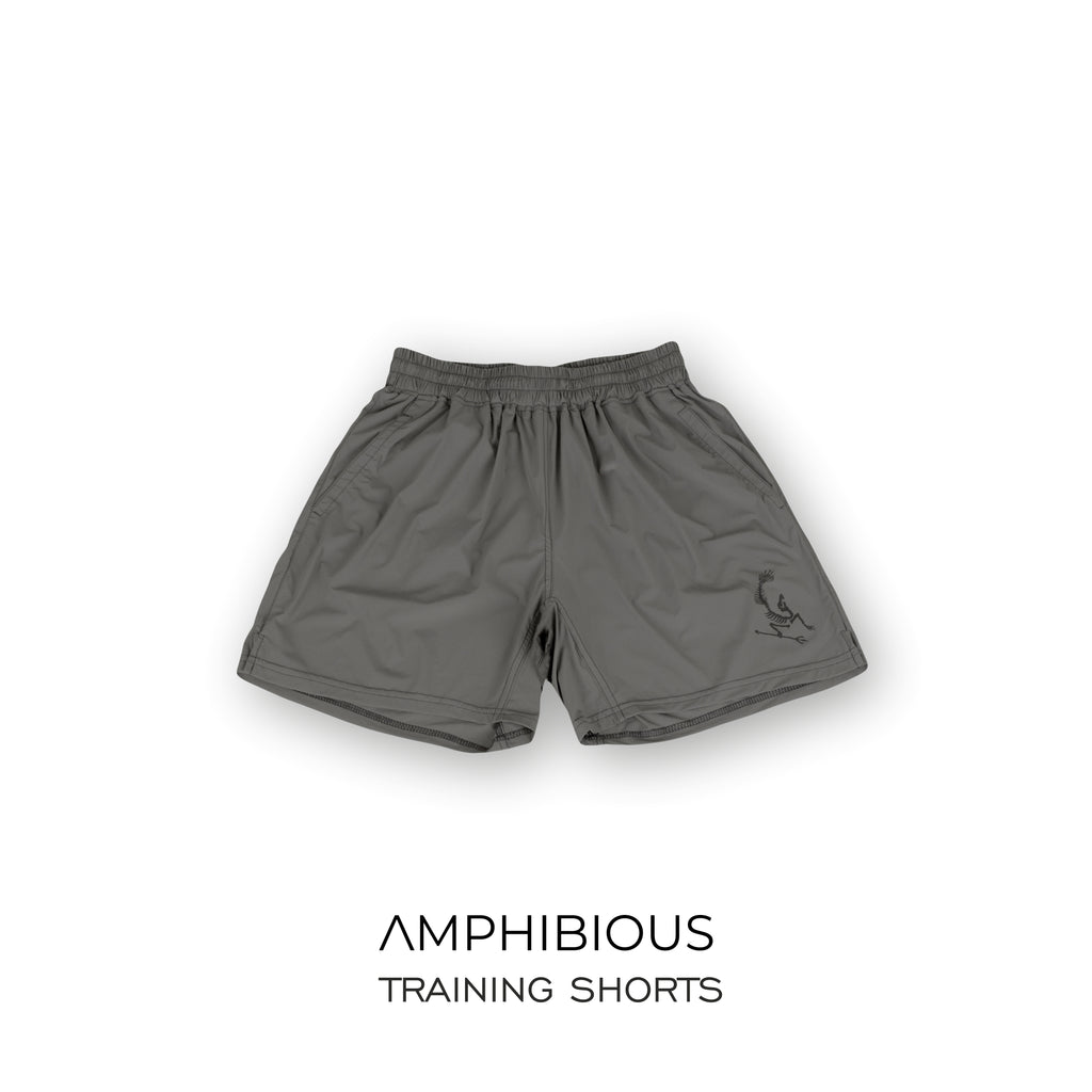 AMPHIBIOUS Training Shorts Light Gray